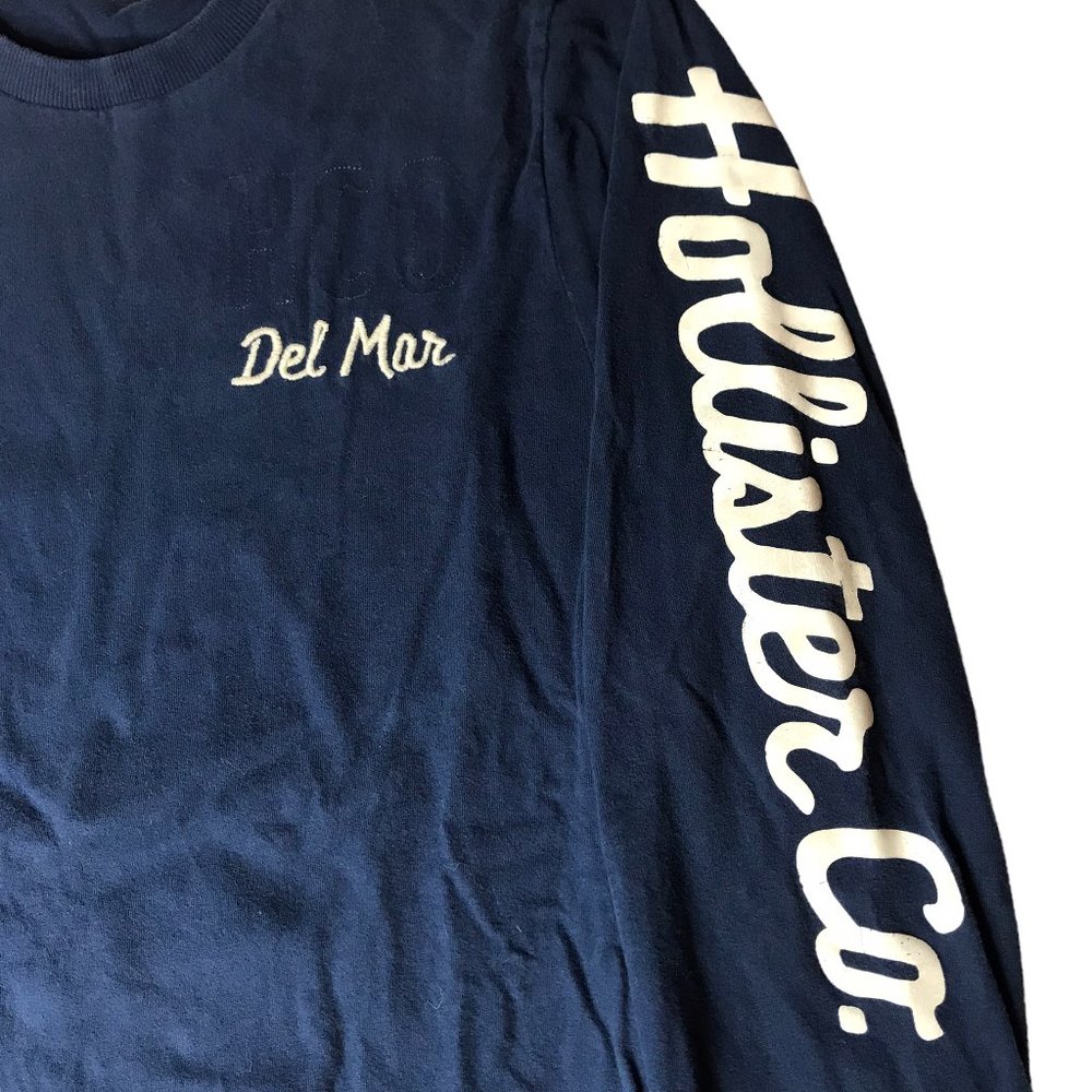 HOLLISTER CO Del Mar Pullover Long Sleeve. Dark Blue. Crewneck Size XL - Picture 1 of 8